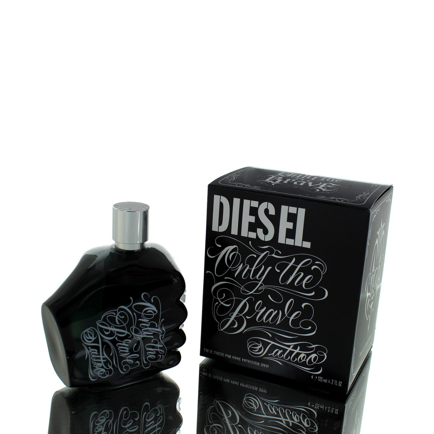 Tatouage Diesel Only The Brave noir pour homme