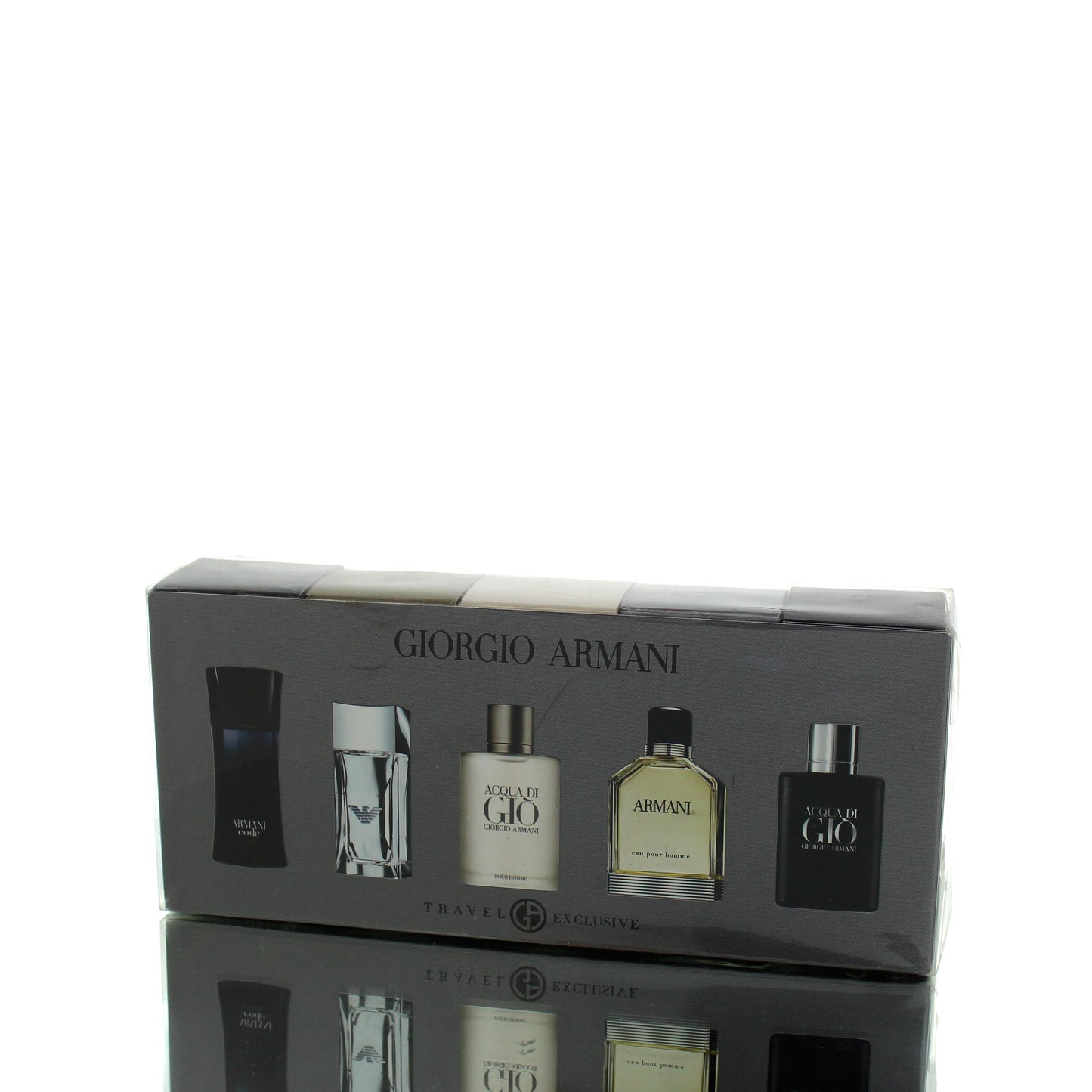 Giorgio Armani Miniature Set (Code, Diamonds, Gio, Eau, Profumo) For Man Eau De Toilette Perfume Gift Set