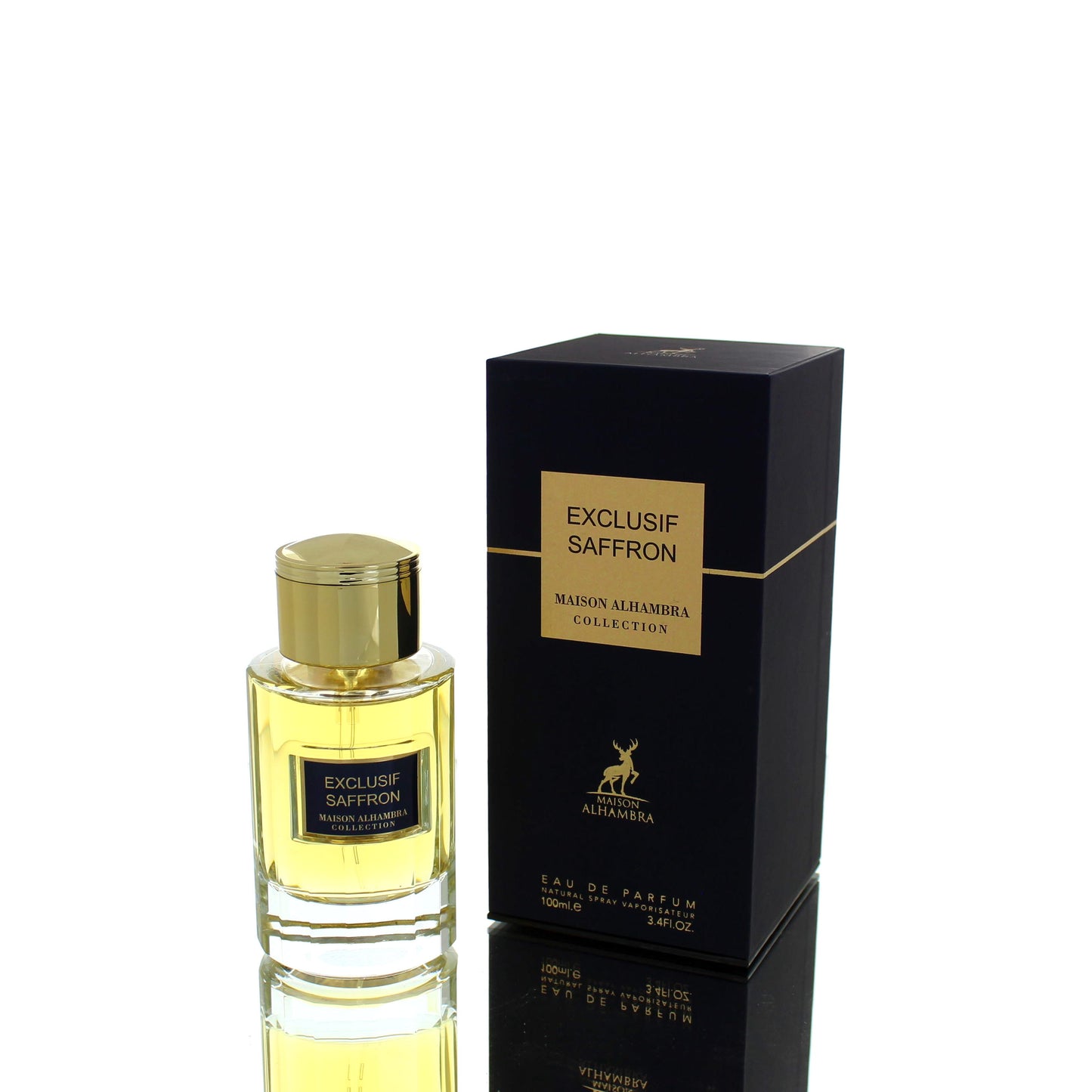 Lattafa Alhambra Exclusif Saffron For Man/Woman Eau De Parfum Perfume Boxed