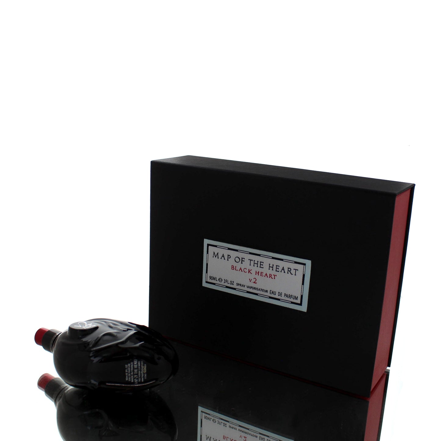 Map of the Heart Black Heart V 2 For Man/Woman