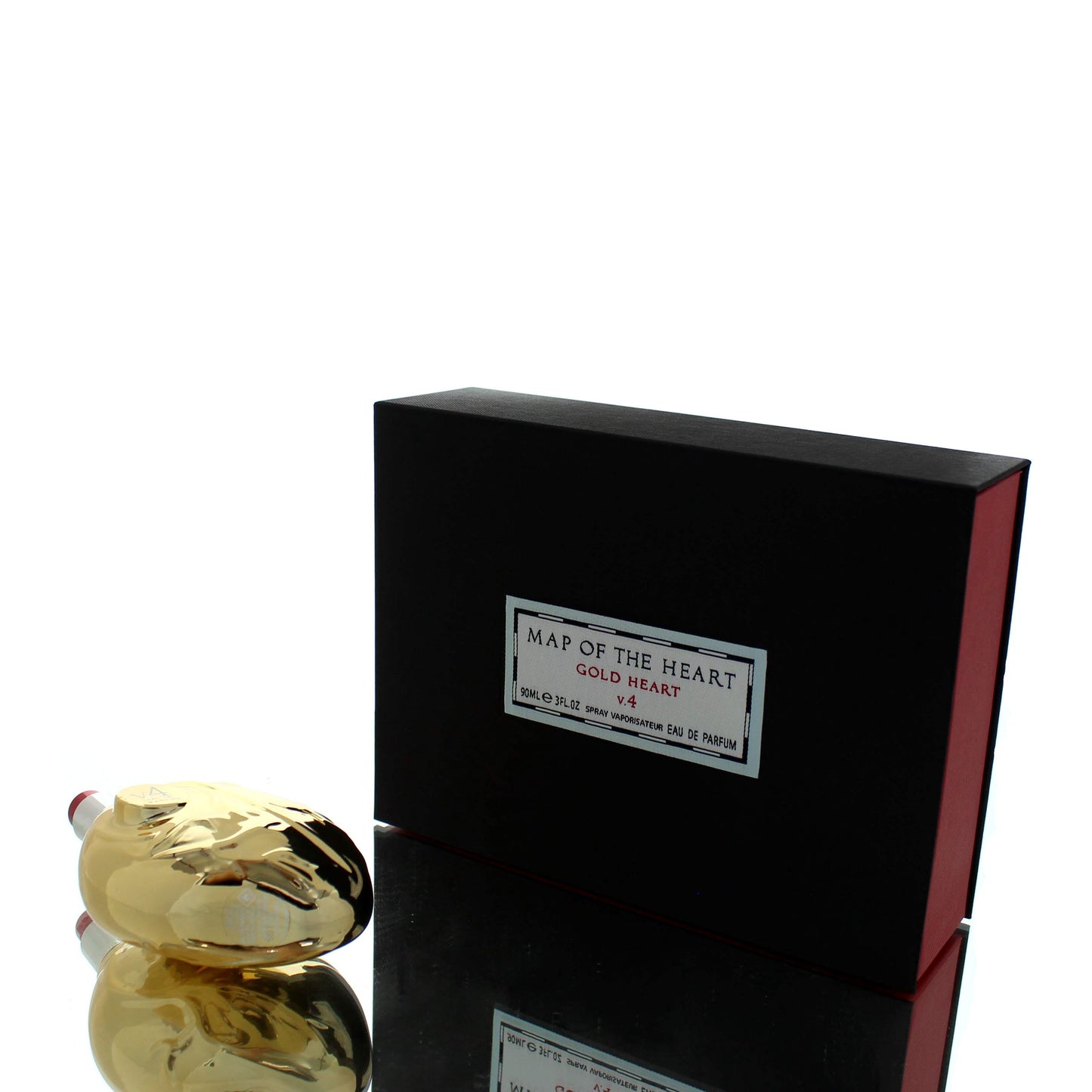 Mapa del Corazón Corazón Dorado V 4 Para Hombre/Mujer