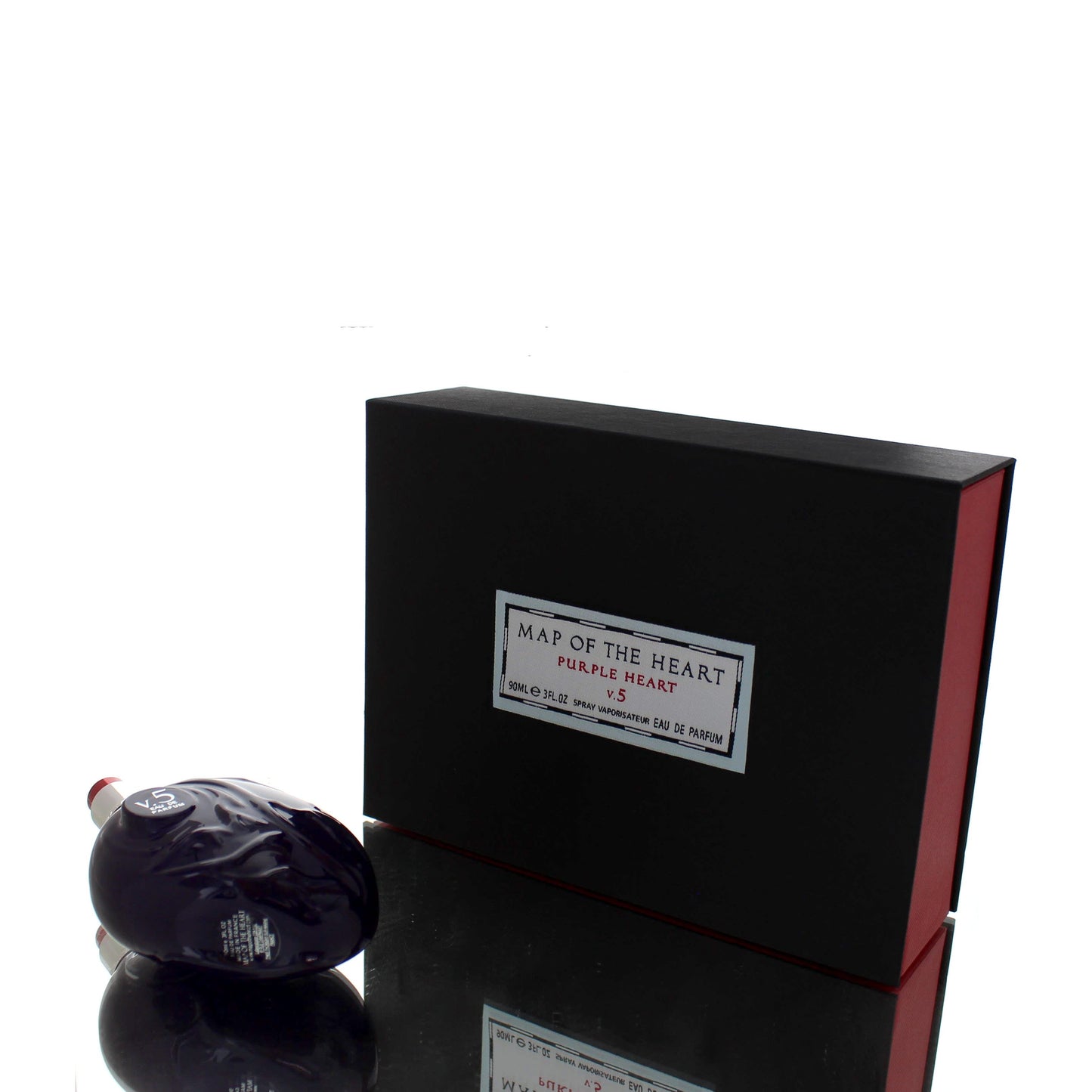 Map of the Heart Purple Heart V 5 For Woman