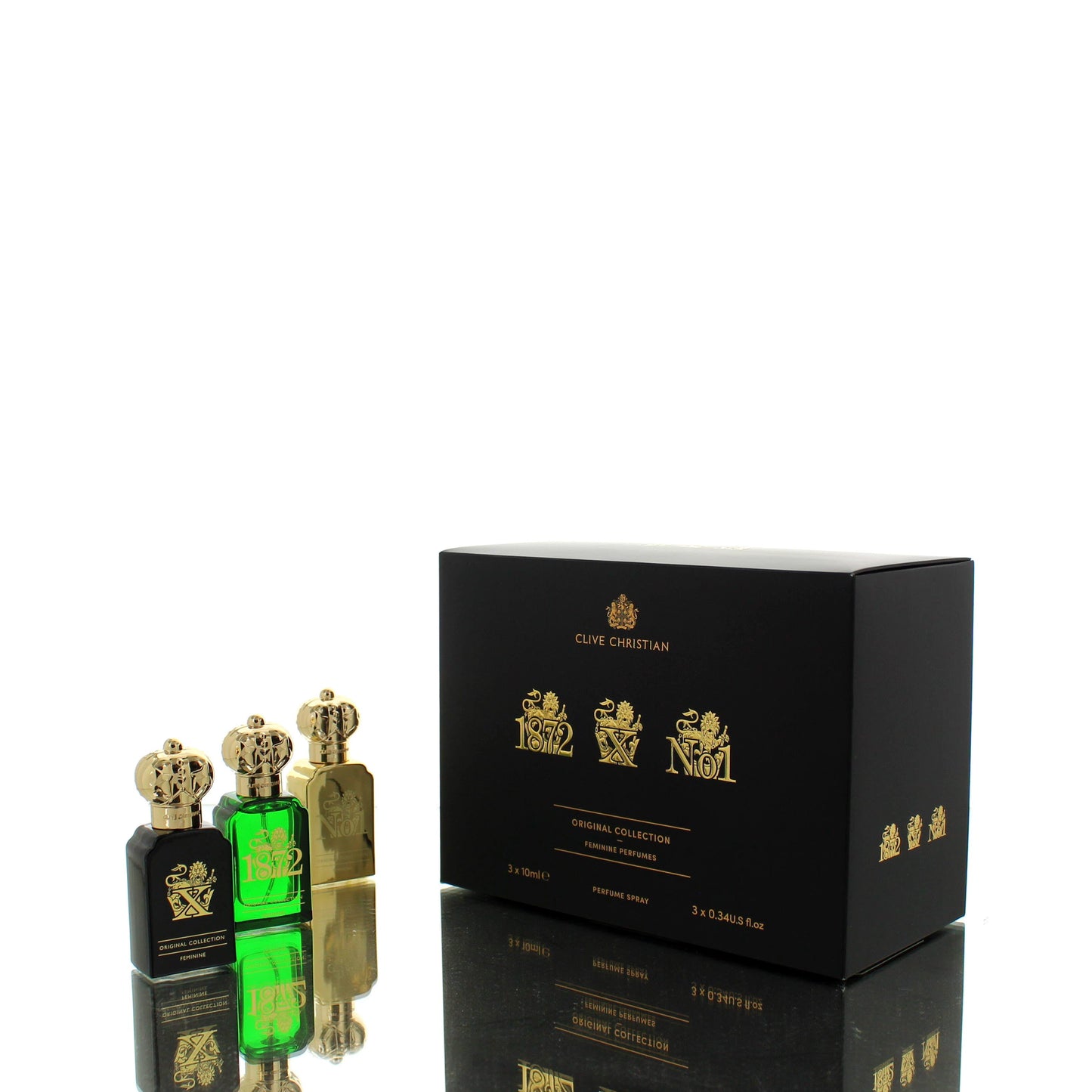 Coffret cadeau voyageur Clive Christian Feminine (1872, X, No1) 3x10ml pour femme