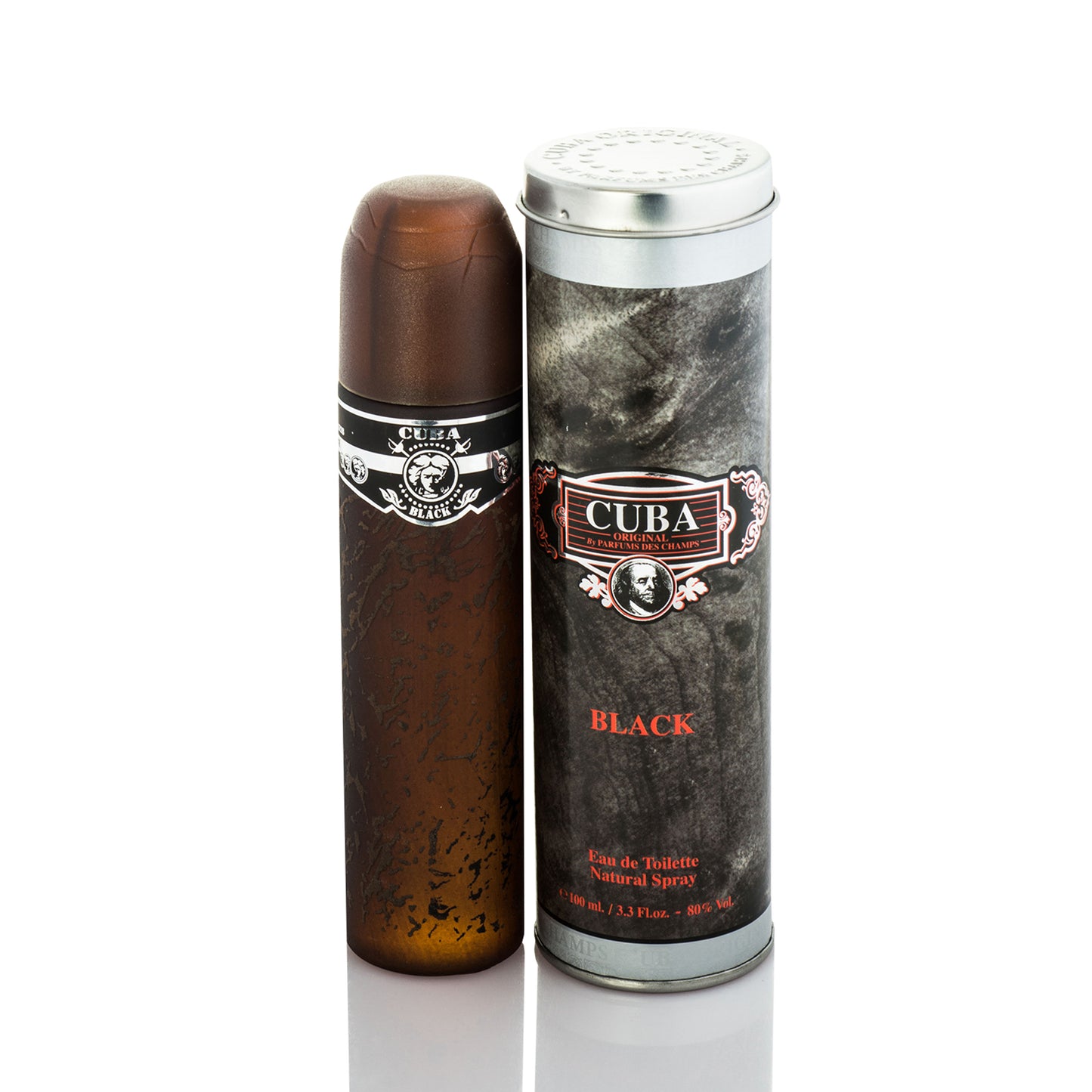 Cuba Black For Man Eau De Toilette Perfume Boxed