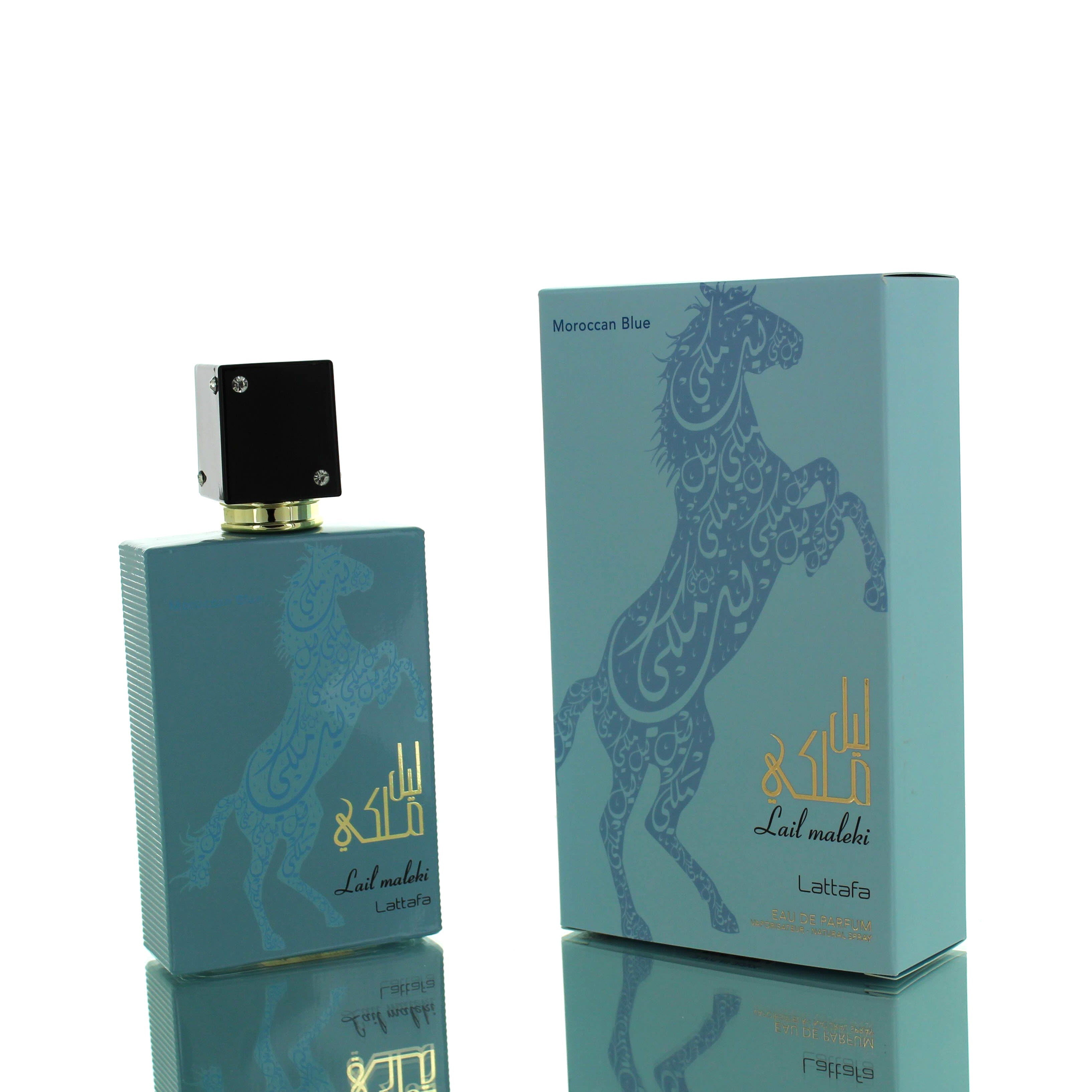 香水(男性用) Lattafa Lail Maleki Maroccon Blue 100ml Lattafa Lail Maleki Moroccan Blue - Best Prices Online in USA and