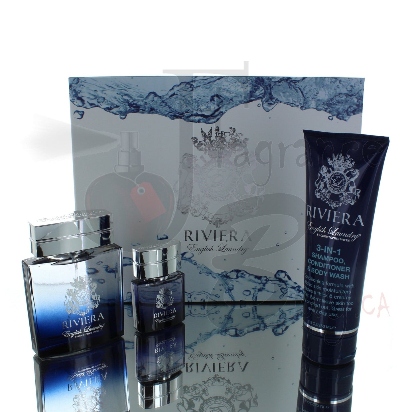 Buy Set - English Laundry Riviera M 100ml Gift Set Mens Cologne online in Canada at the lowest price. Fragrancebuy is your source for authentic niche fragrances at wholesale prices in Canada. Buy real perfumes online at the best price