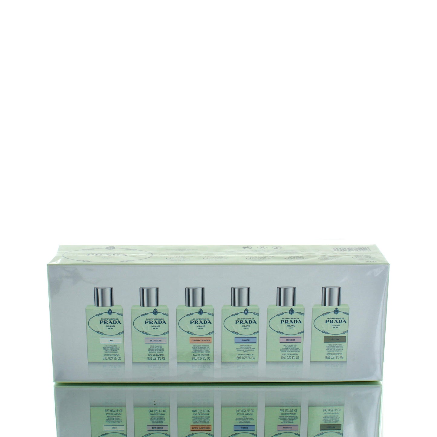Prada Milano Iris Exclusive 6pc Miniatures Collection Eau De Parfum Fragrance Gift Set
