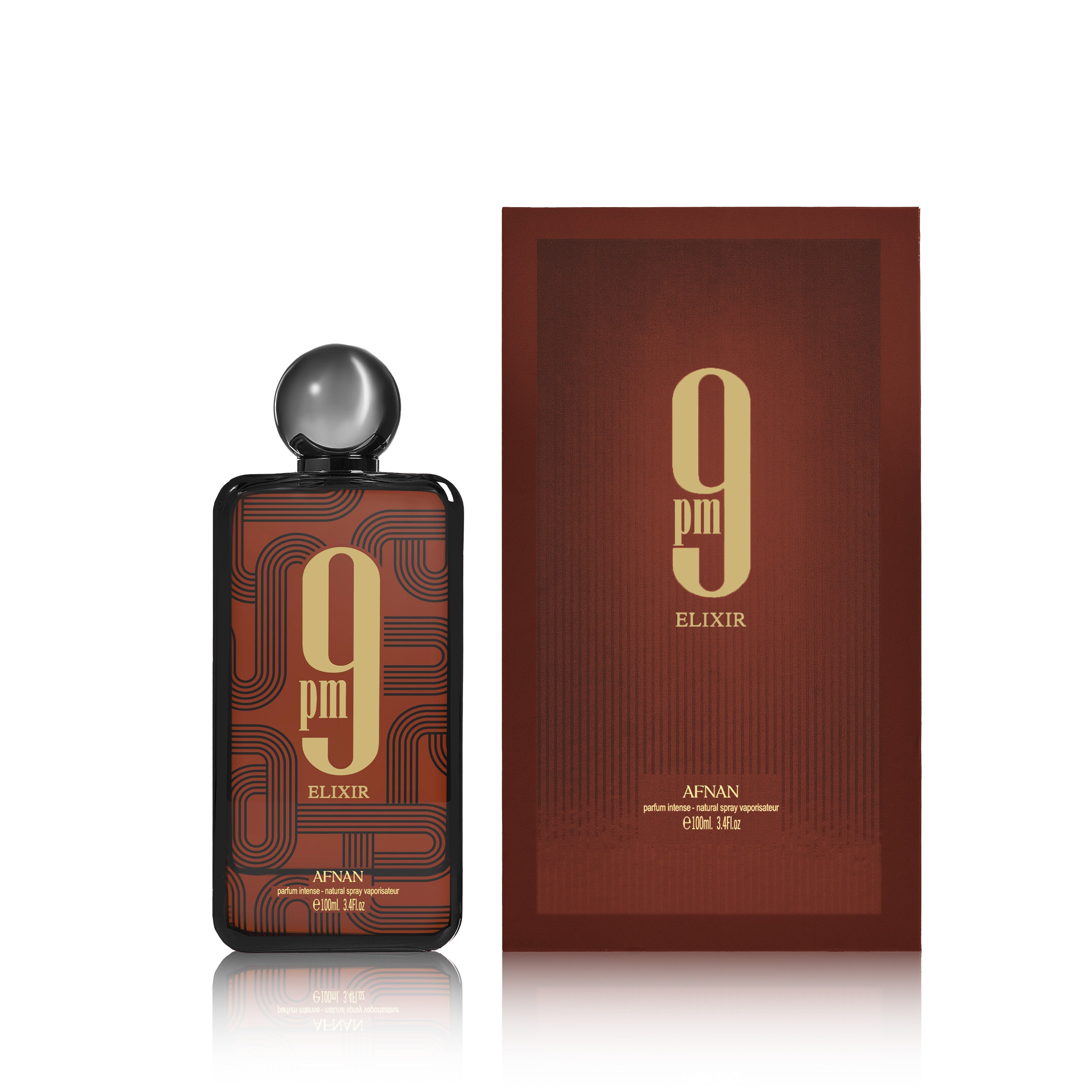 Afnan 9PM Elixir Unisex Scent Spicy Leather Vanilla – FragFlex