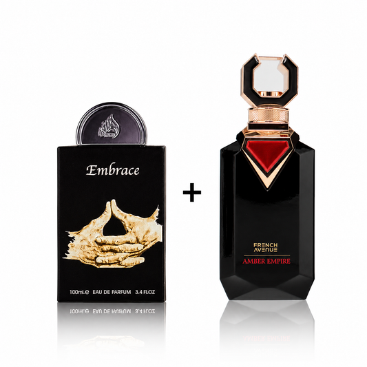 Duo Drop: Fragrance World French Avenue Amber Empire + Lattafa Embrace (Final Sale)