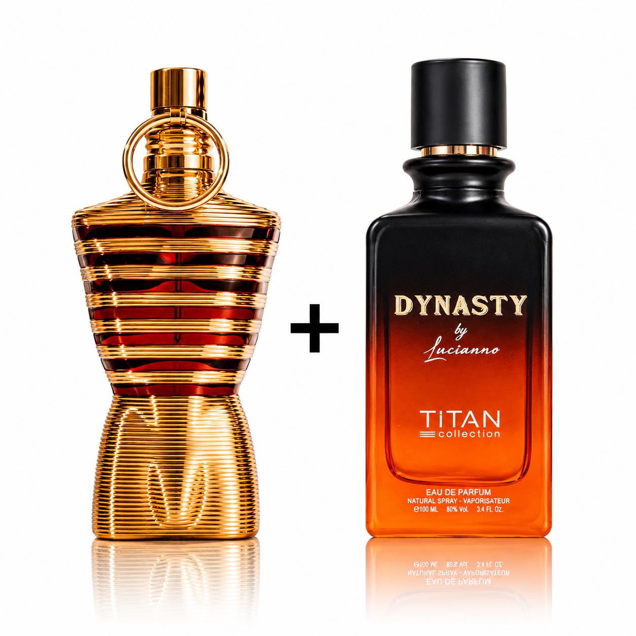 Duo Drop: Jean Paul Gaultier Le Male Elixir + Lucianno Titan Series Dynasty (Final Sale)