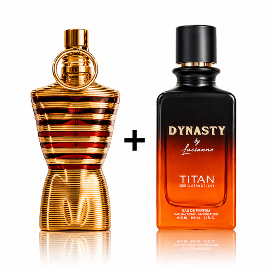 Duo Drop: Jean Paul Gaultier Le Male Elixir + Lucianno Titan Series Dynasty (Final Sale)