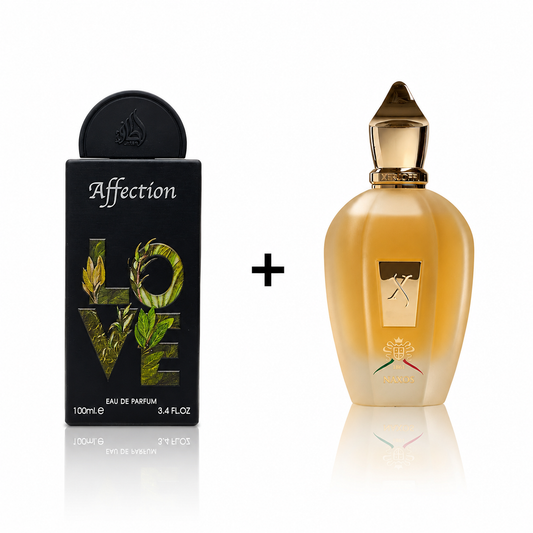 Duo Drop - Xerjoff 1861 Naxos + Lattafa Affection (Yum Pistachio Twist) (Final Sale)
