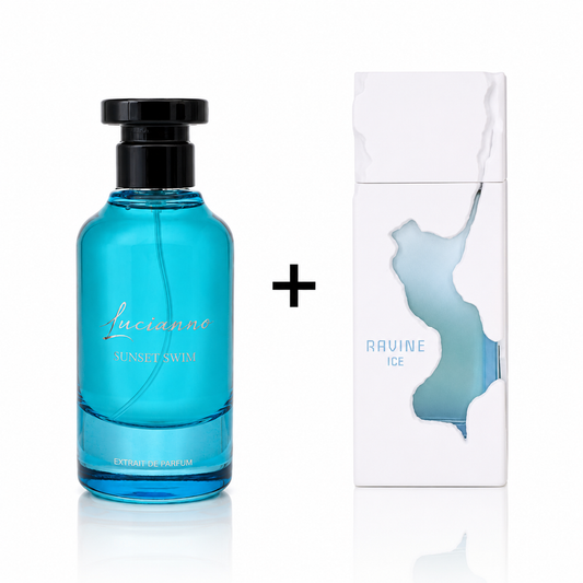 Duo Drop: Fragrance World French Avenue Ravine Ice + Luciano Sunset Swim (Final Sale)