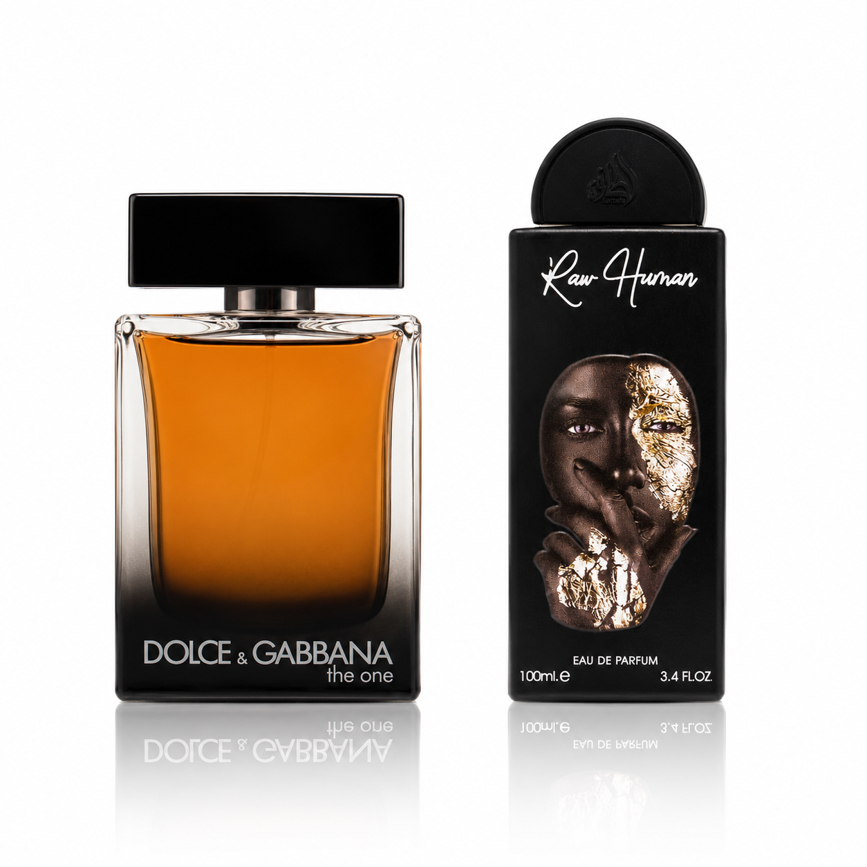 Duo Drop - Dolce & Gabbana The One (Eau de Parfum) + Lattafa Raw Human (Final Sale)