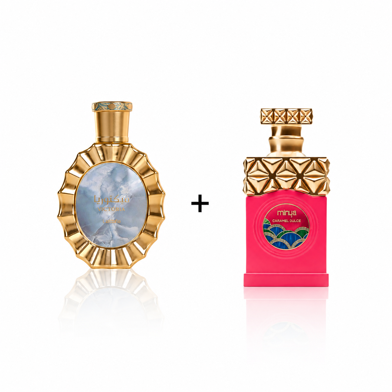 Duo Drop - Lattafa Victoria + Paris Corner Minya Caramel Dulce (Final Sale)