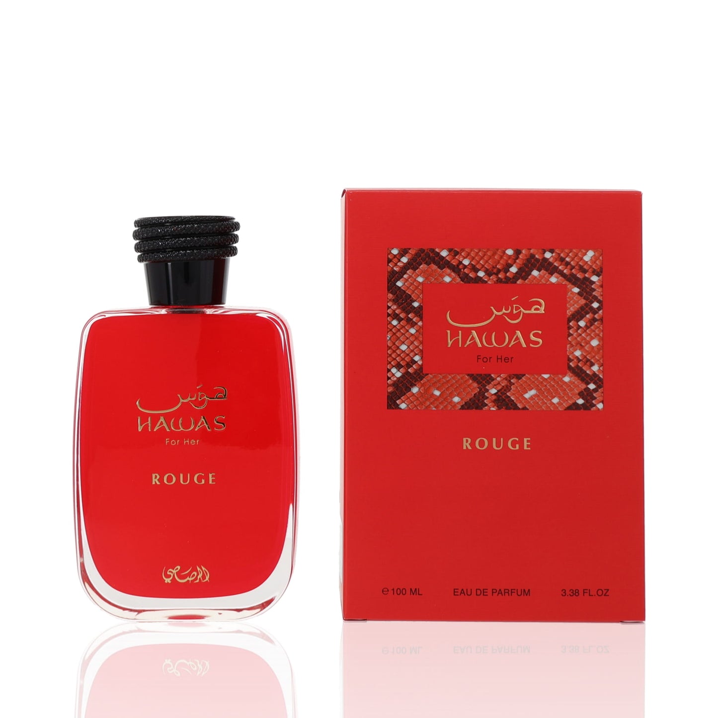 Rasasi Hawas Rouge Eau De Parfum Fragrance Boxed