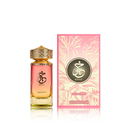 Paris Corner Khair Peach Delulu Eau De Parfum Fragrance Boxed