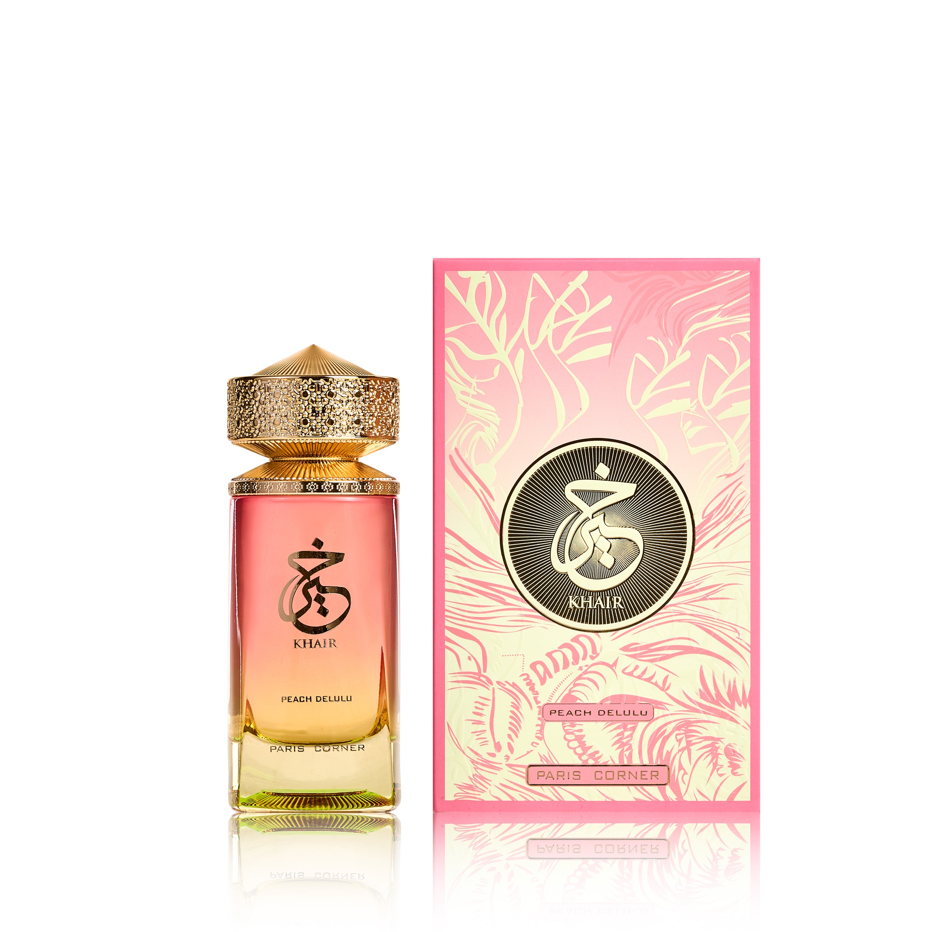Paris corner khair peach Delulu 香水 SALE Khair Peach Delulu Unisex Perfume by Paris Corner – FragFlex