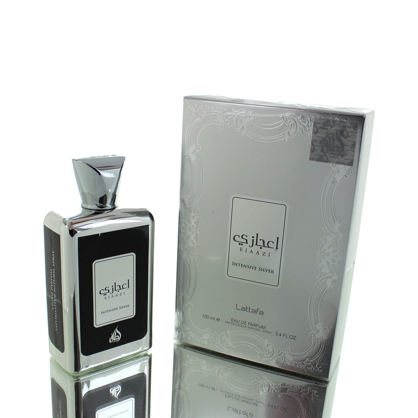 Lattafa Ejaazi Silver Intense Edition For Man/Woman Eau De Parfum Perfume Boxed
