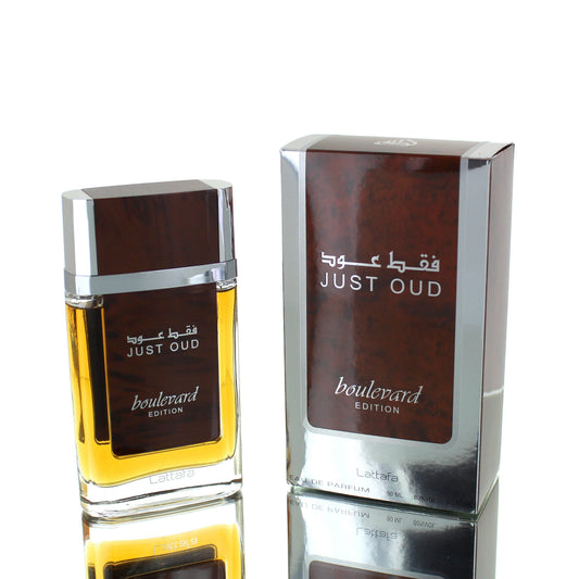 Lattafa Just Oud Boulevard For Man/Woman Eau De Parfum Perfume Boxed