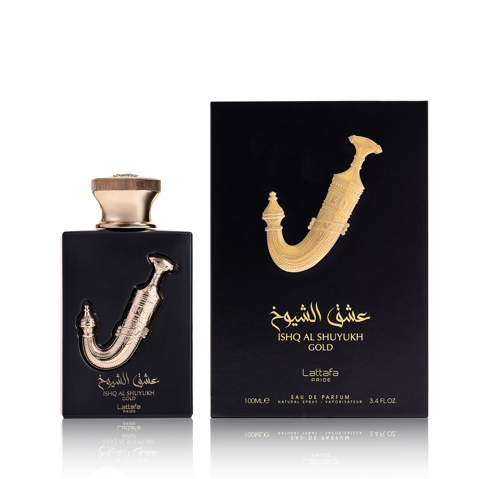 Lattafa Ishq Al Shuyukh Gold Eau De Parfum Fragrance Boxed
