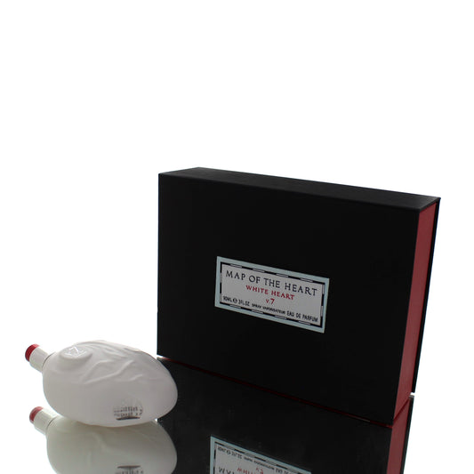 Map of the Heart White Heart V 7 For Man/Woman