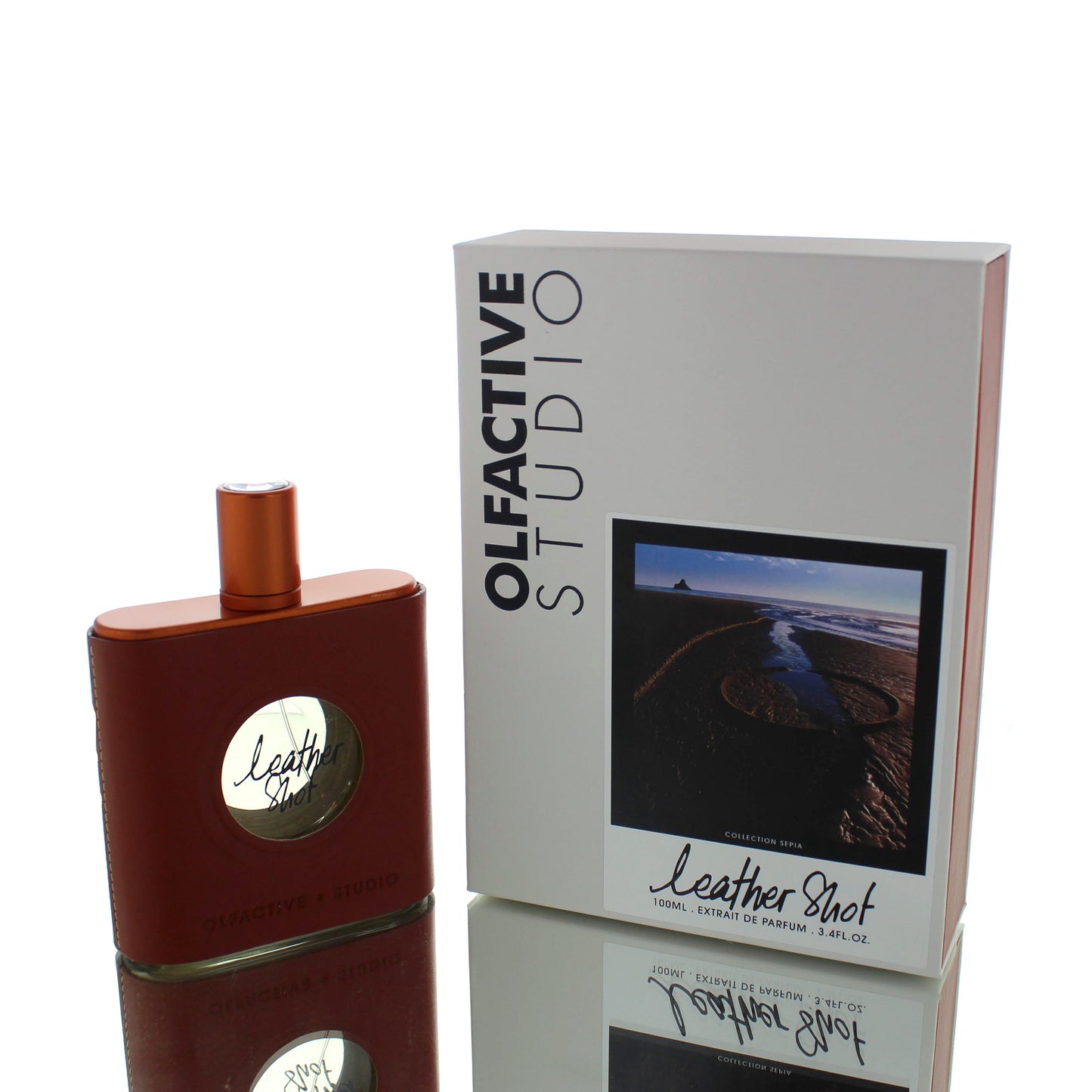 Olfactive Studio Sepia Collection Leather Shot Extrait