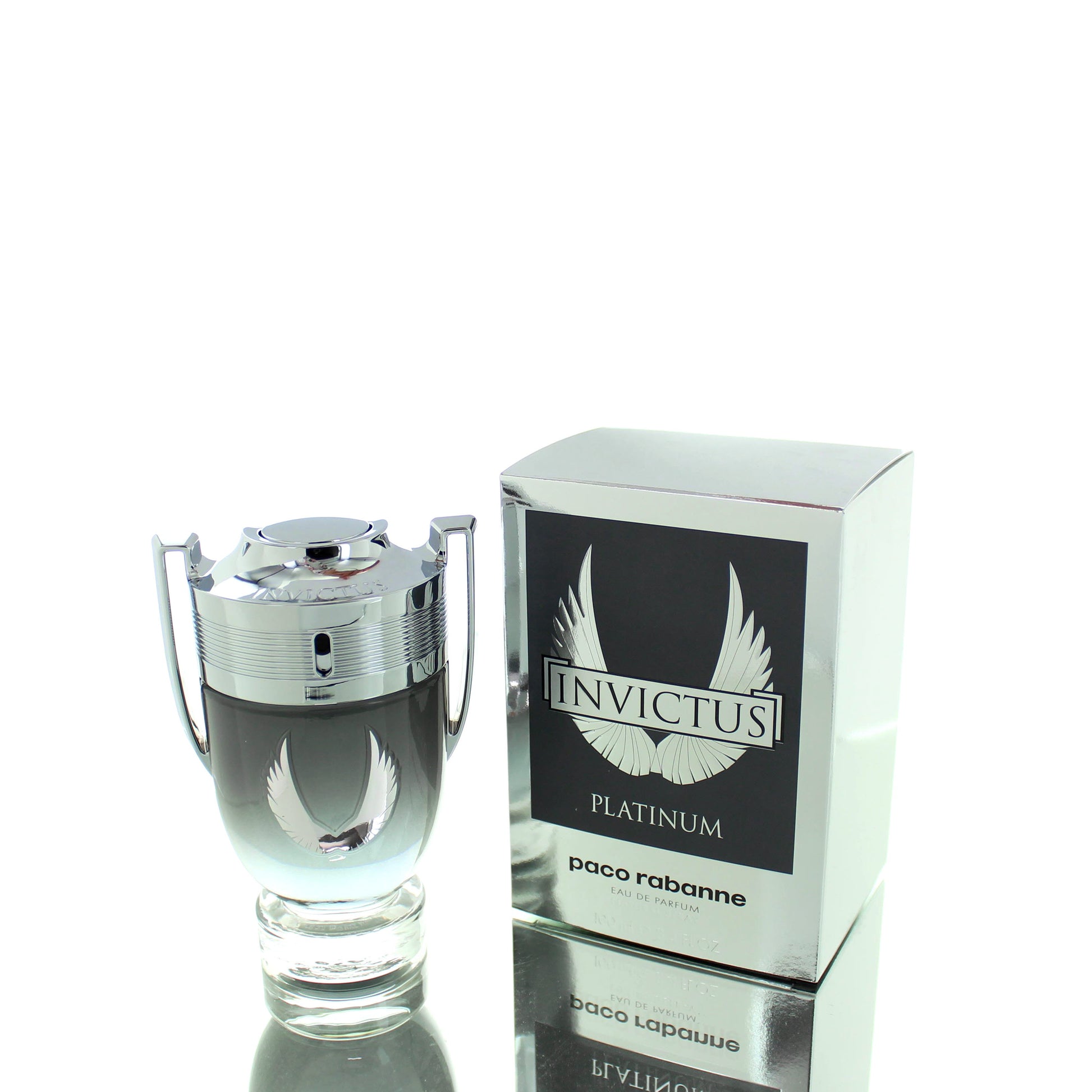 Paco Rabanne Invictus Platinum Edition For Man Eau De Parfum Perfume Boxed