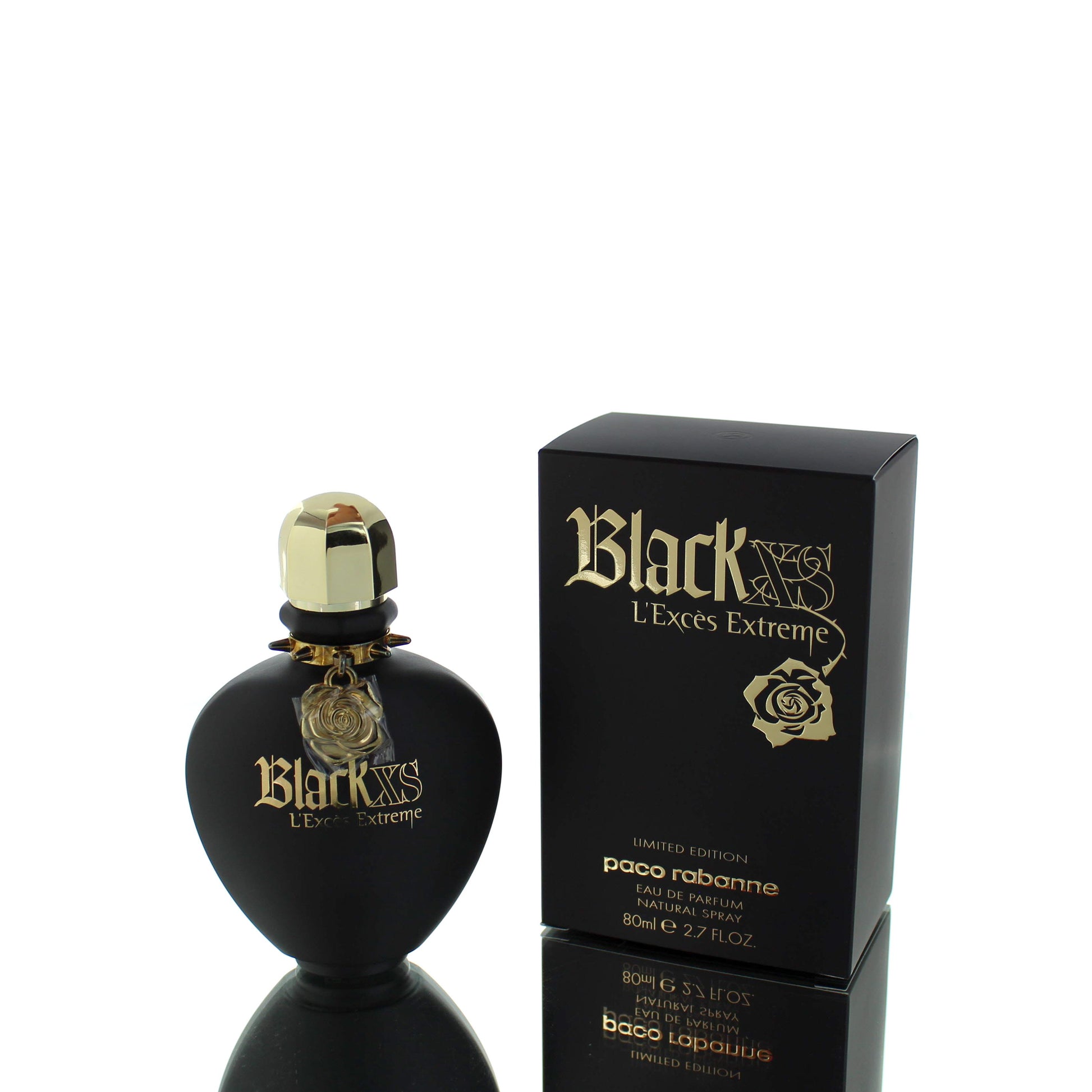Paco Rabanne Black Xs L'Excess Extreme Limited Edition For Woman Eau De Parfum Perfume Boxed