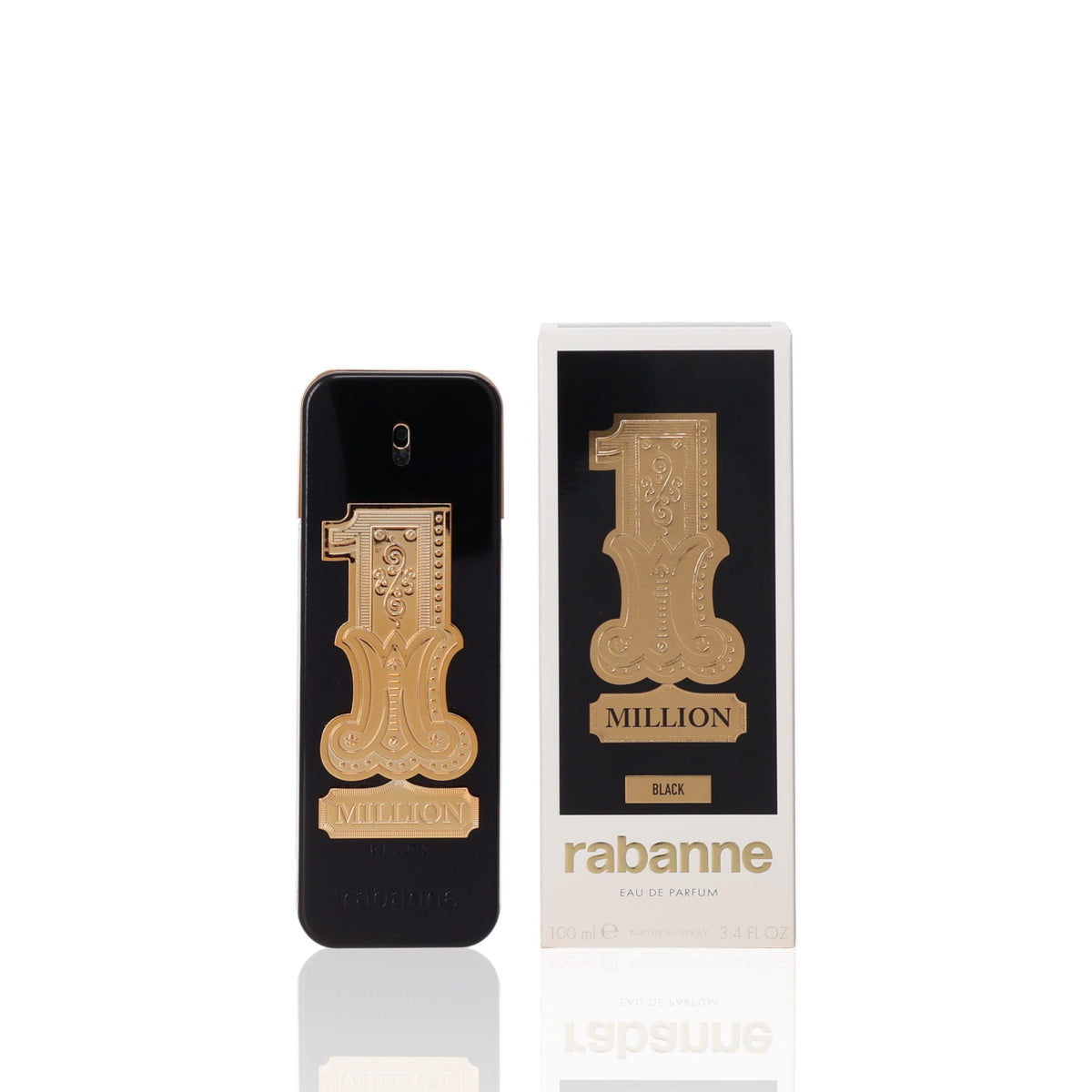 Rabanne 1 Million Black Eau De Parfum Fragrance Boxed