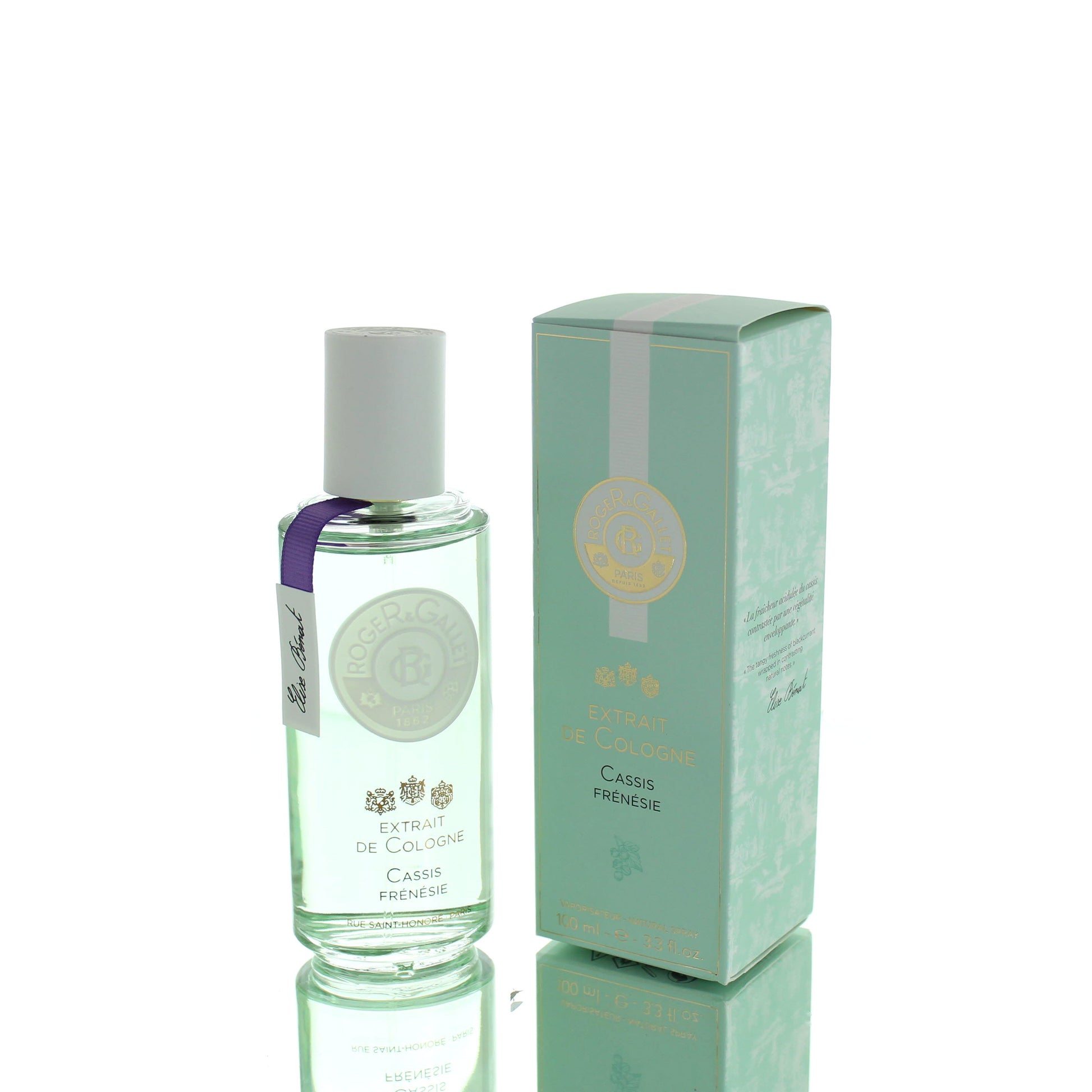 Roger & Gallet Cassis Frenesie For Woman Extrait De Cologne Perfume Boxed