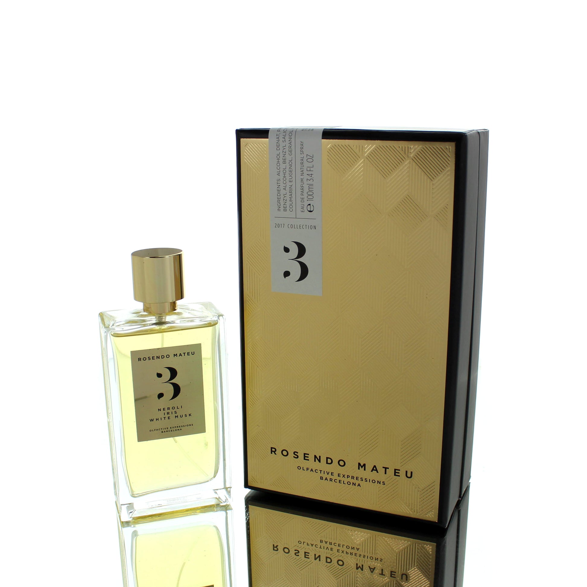 Rosendo Mateu No 3 Neroli Iris White Musk For Man/Woman Eau De Parfum Perfume Boxed
