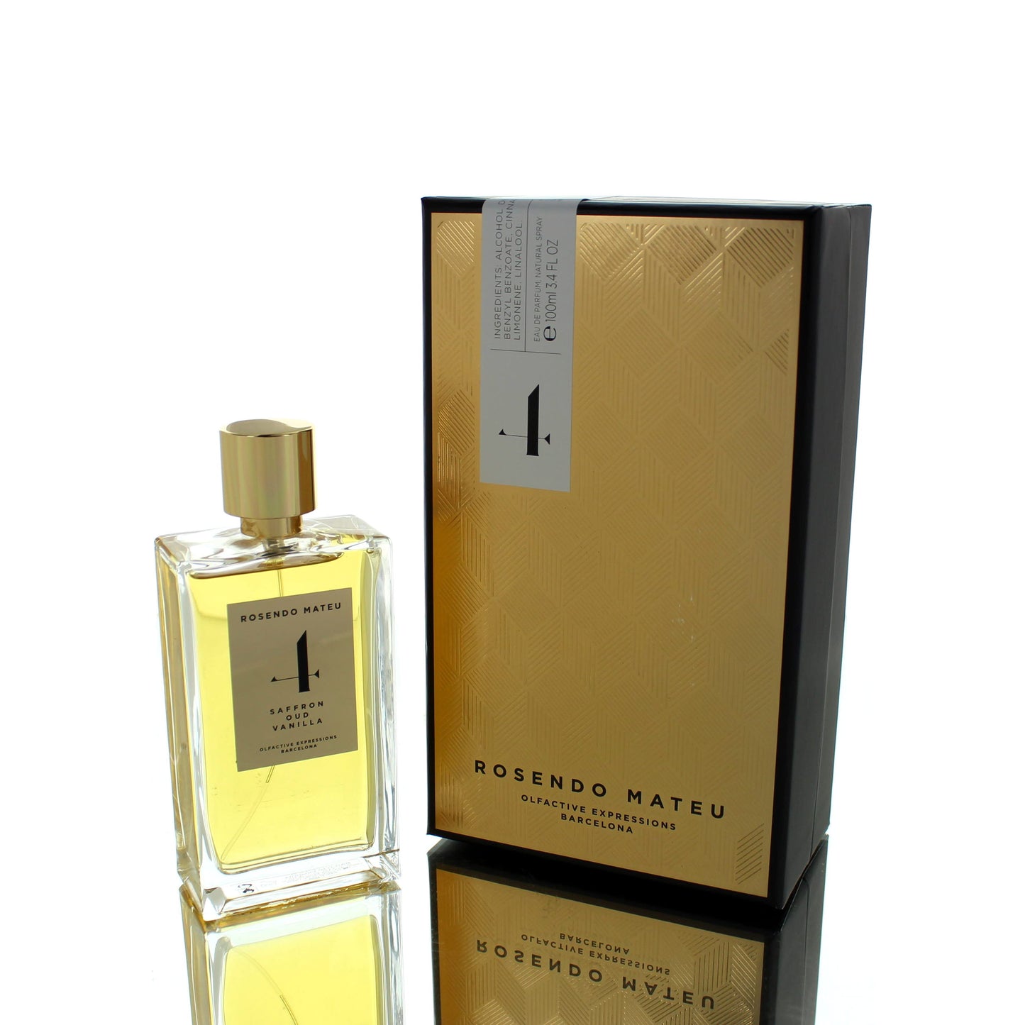 Rosendo Mateu No 4 Saffron Oud Vanilla For Man/Woman Eau De Parfum Perfume Tester