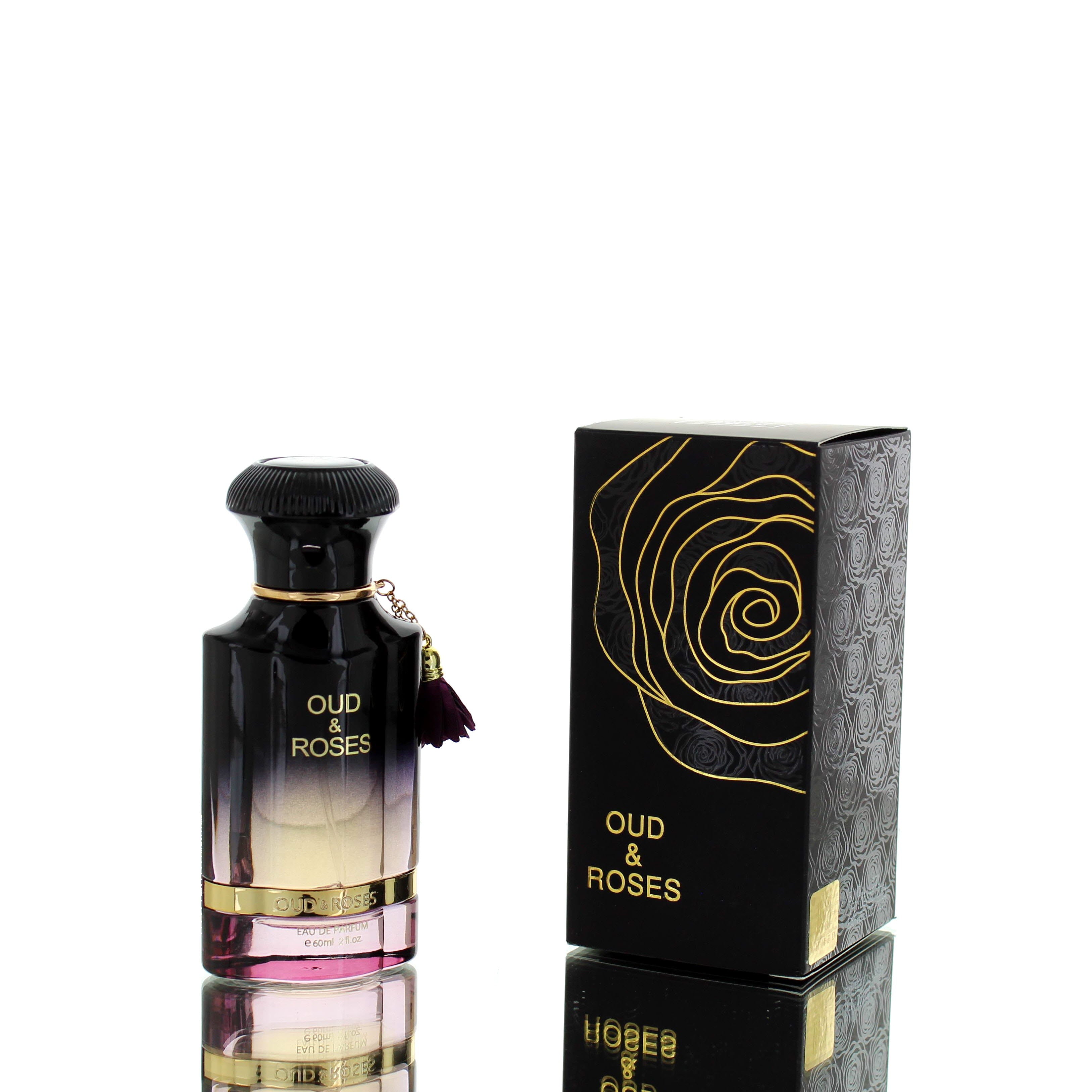 香水(ユニセックス) Ahmed Al Maghribi Oud & Roses Ahmed Al Maghribi Oud & Roses Unisex Fragrance – FragFlex