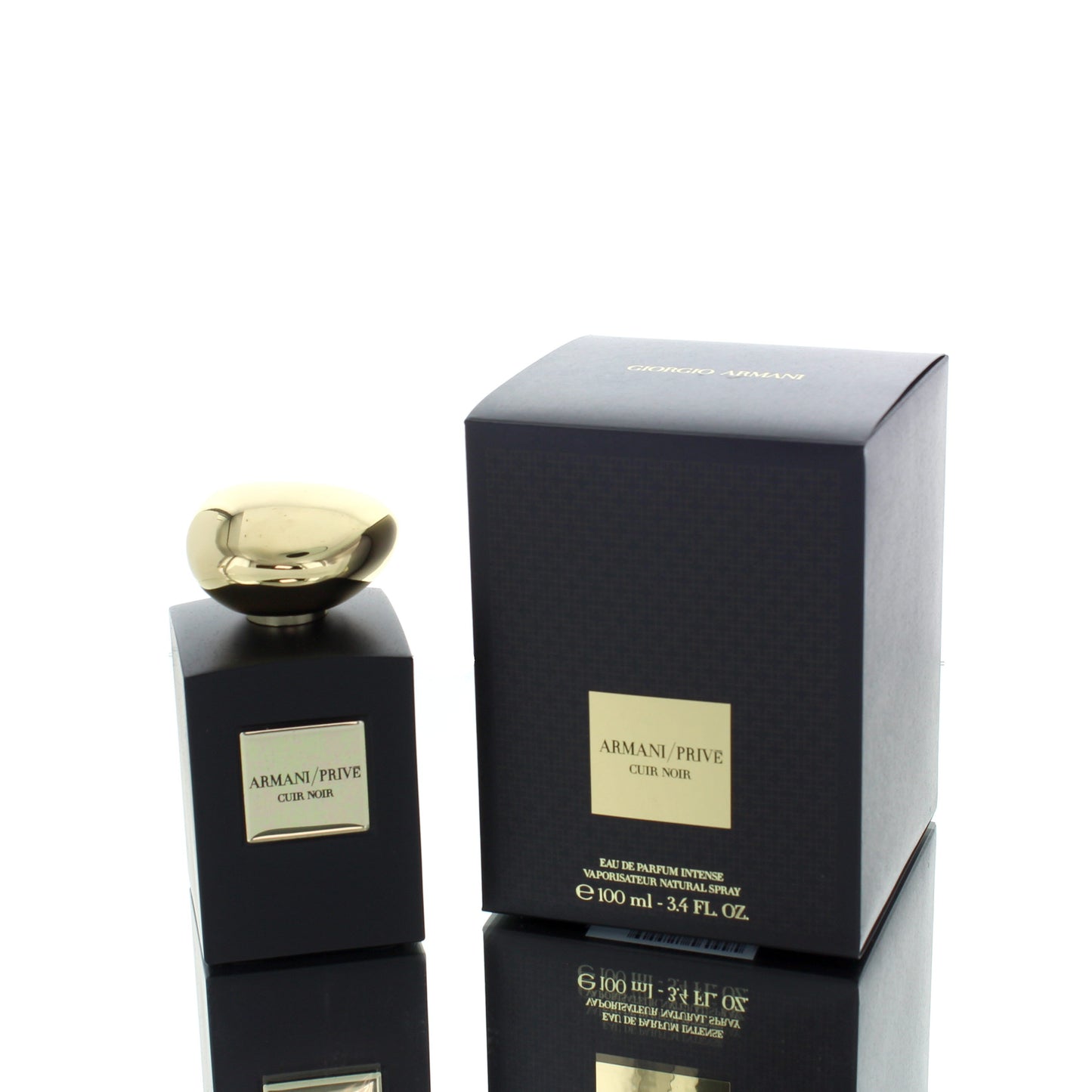 Giorgio Armani Prive Cuir Noir