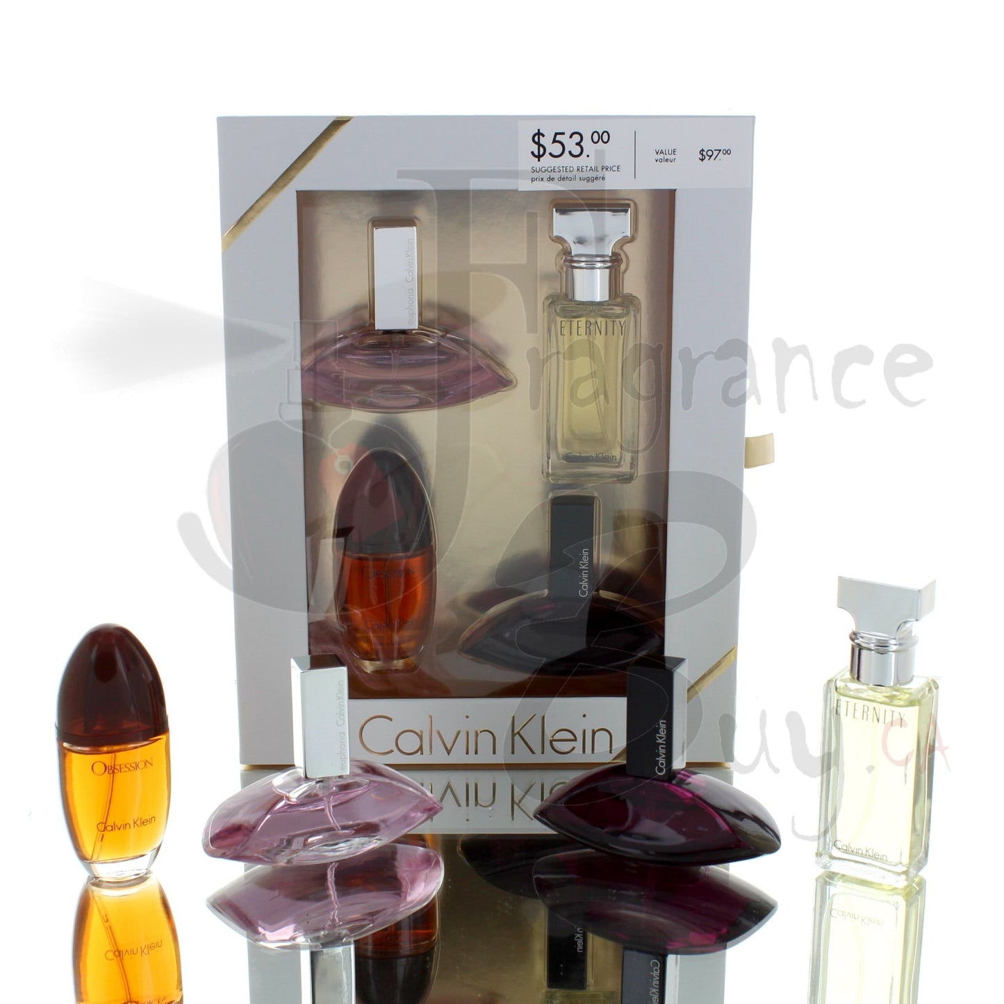 Buy Calvin Klein CK Miniature Woman Gift Set perfume and cologne online  at the lowest price. Fragrancebuy is your source for authentic niche fragrances at wholesale prices in Canada. Buy real perfume online at the best price. Shop deals and buy legit fragrance at wholesale price in Canada