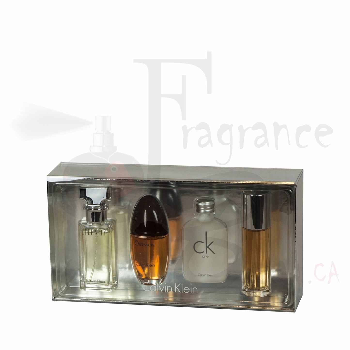 Buy Calvin Klein CK Miniature Woman Gift Set perfume and cologne online  at the lowest price. Fragrancebuy is your source for authentic niche fragrances at wholesale prices in Canada. Buy real perfume online at the best price. Shop deals and buy legit fragrance at wholesale price in Canada