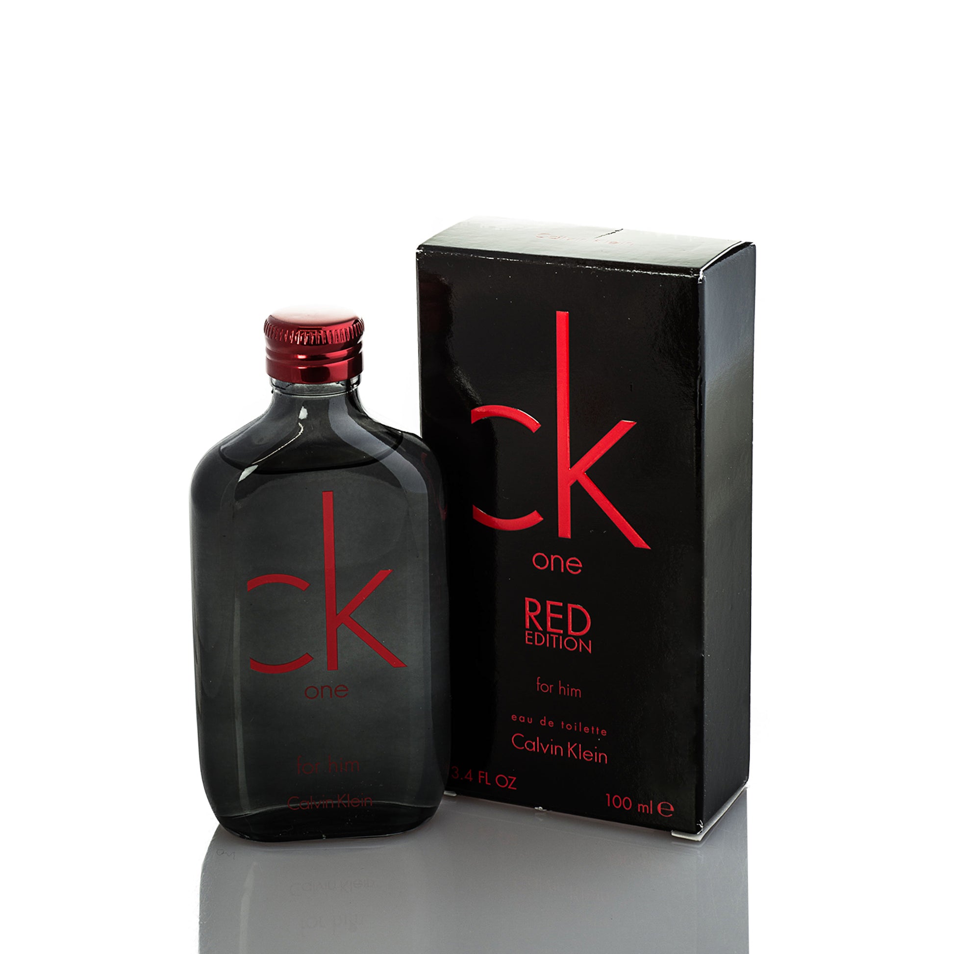 Ck One Red For Man Eau De Toilette Perfume Boxed