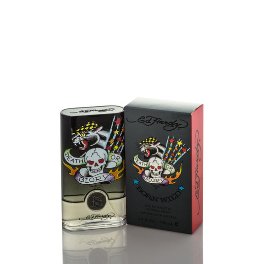 Ed Hardy Born Wild For Man Eau De Toilette Perfume Boxed