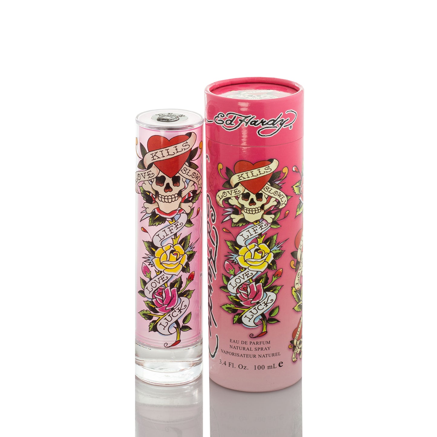 Ed Hardy Classic Pink Tall For Woman