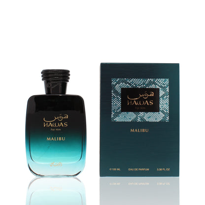 Rasasi Hawas Malibu Eau De Parfum Fragrance Boxed