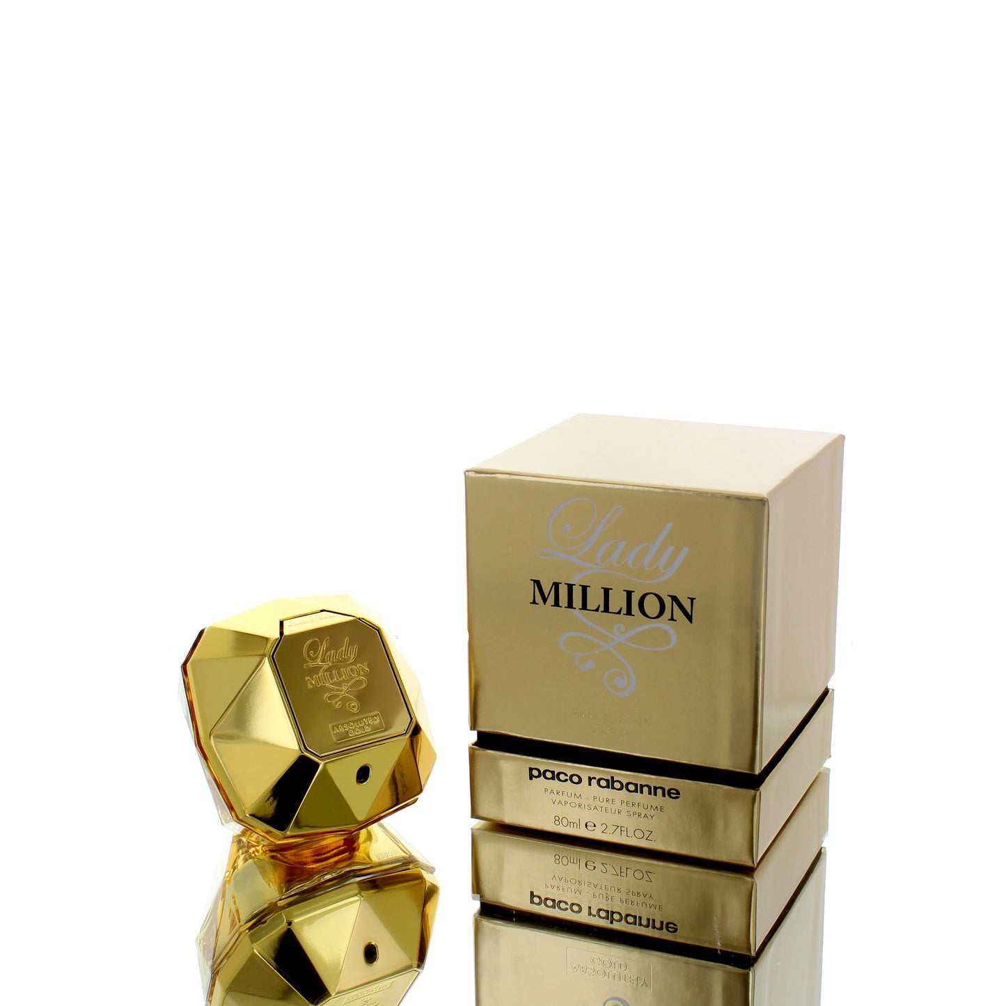 Absolutely Gold Lady Million Pure Parfum by Paco Rabanne For Woman