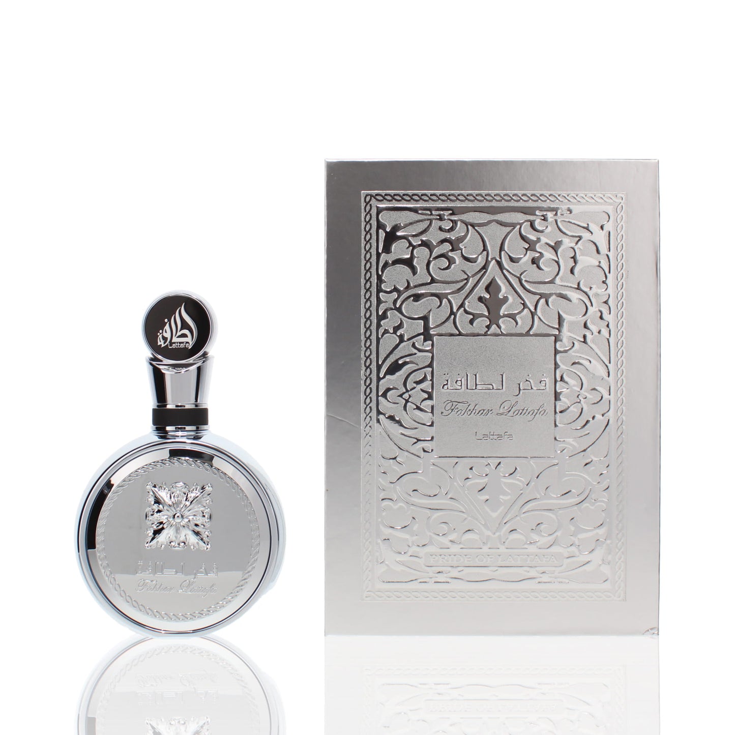 Lattafa Fakhar Platin Eau De Parfum Fragrance Boxed
