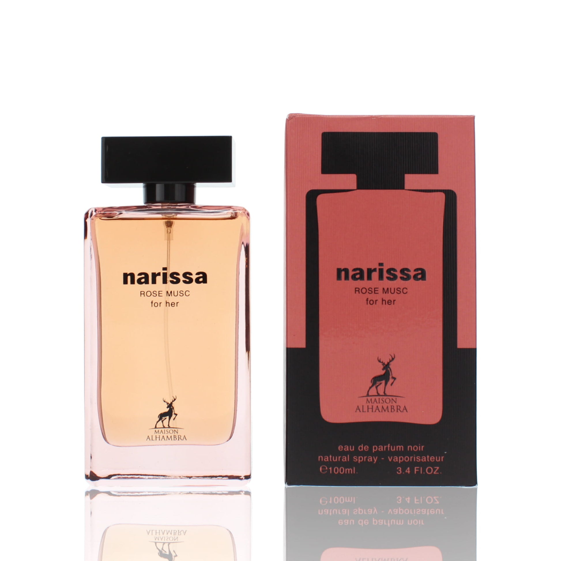 Lattafa Narissa Rose Musc Eau De Parfum Fragrance Boxed