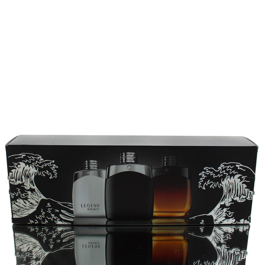 The Best Of Mont Blanc (Legend + Spirit + Night) 3x50ml Trio Kit For Man