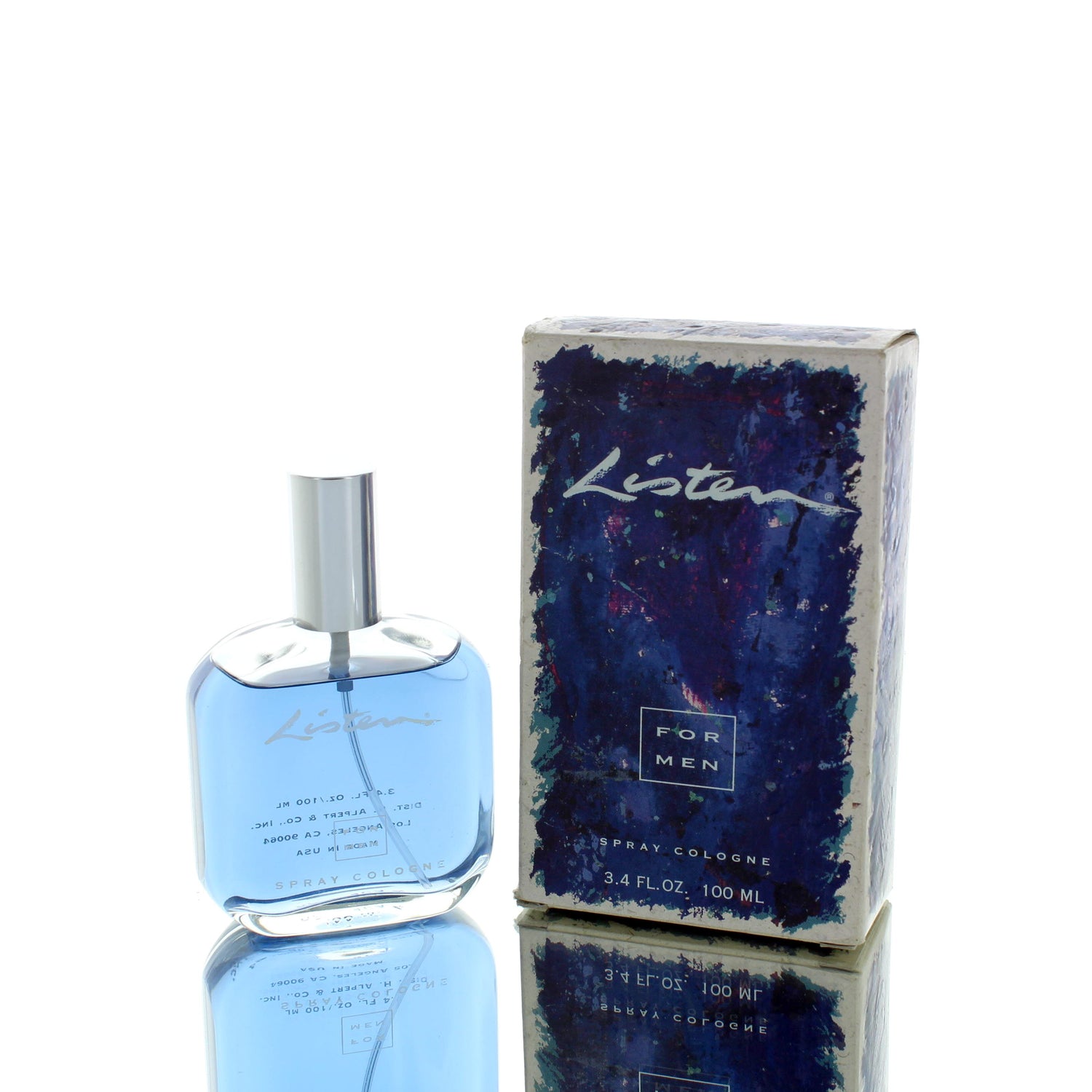 Listen by Alpert Company For Man Eau De Cologne Perfume Boxed