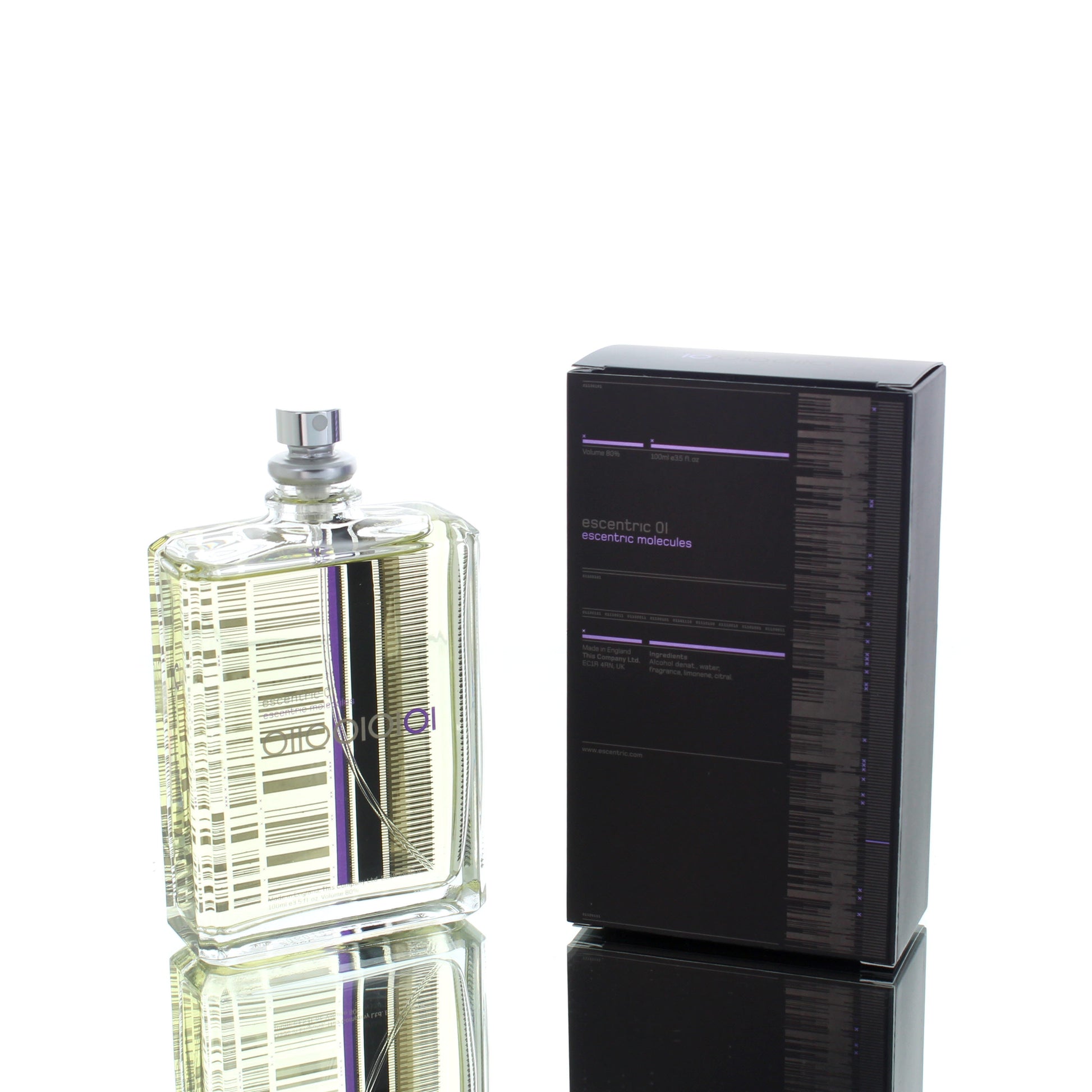 Escentric Molecules Molecules 01 For Man Eau De Toilette Perfume Boxed