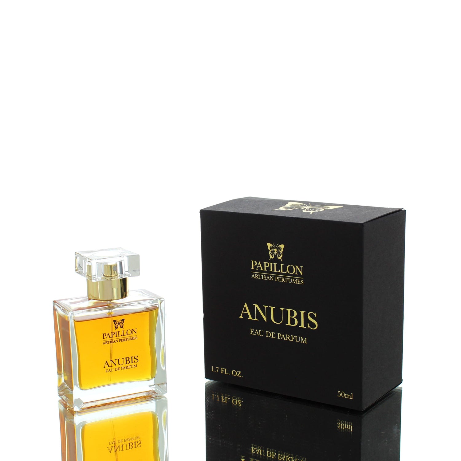 Perfumes artesanales Papillon Anubis para hombre y mujer
