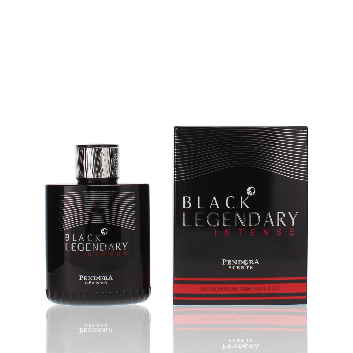 Paris Corner Pendora Black Legendary Intense Eau De Parfum Fragrance Boxed