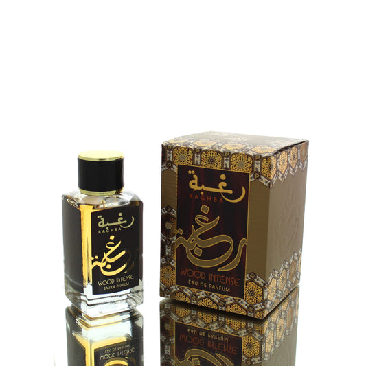 Lattafa Raghba Wood Intense For Man Eau De Parfum Perfume Boxed